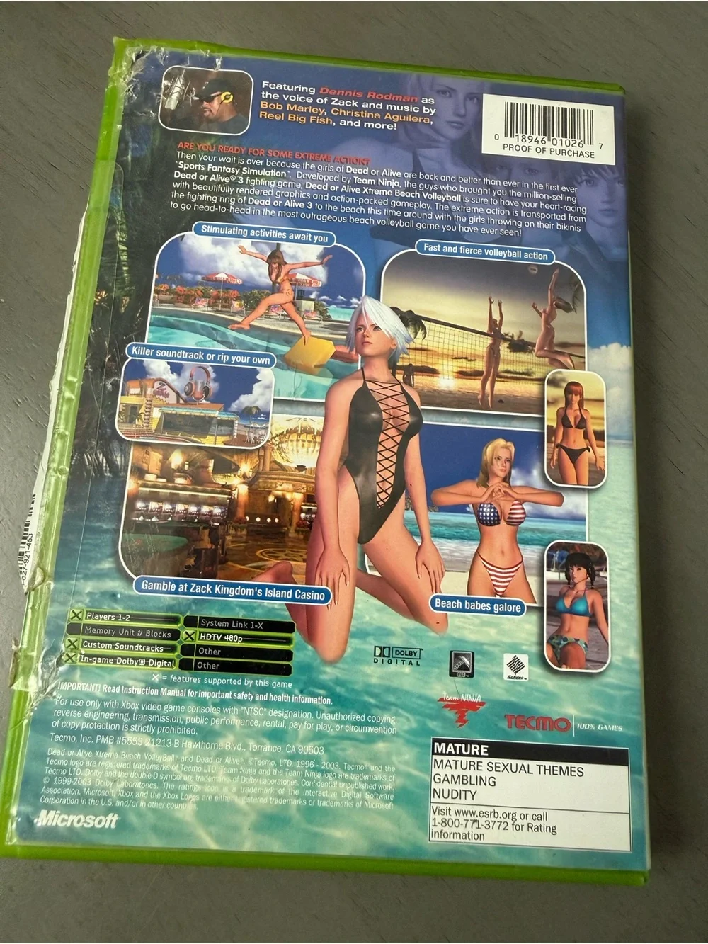 Xbox Dead or Alive: Xtreme Beach Volleyball (Microsoft Xbox) Sports Video Game